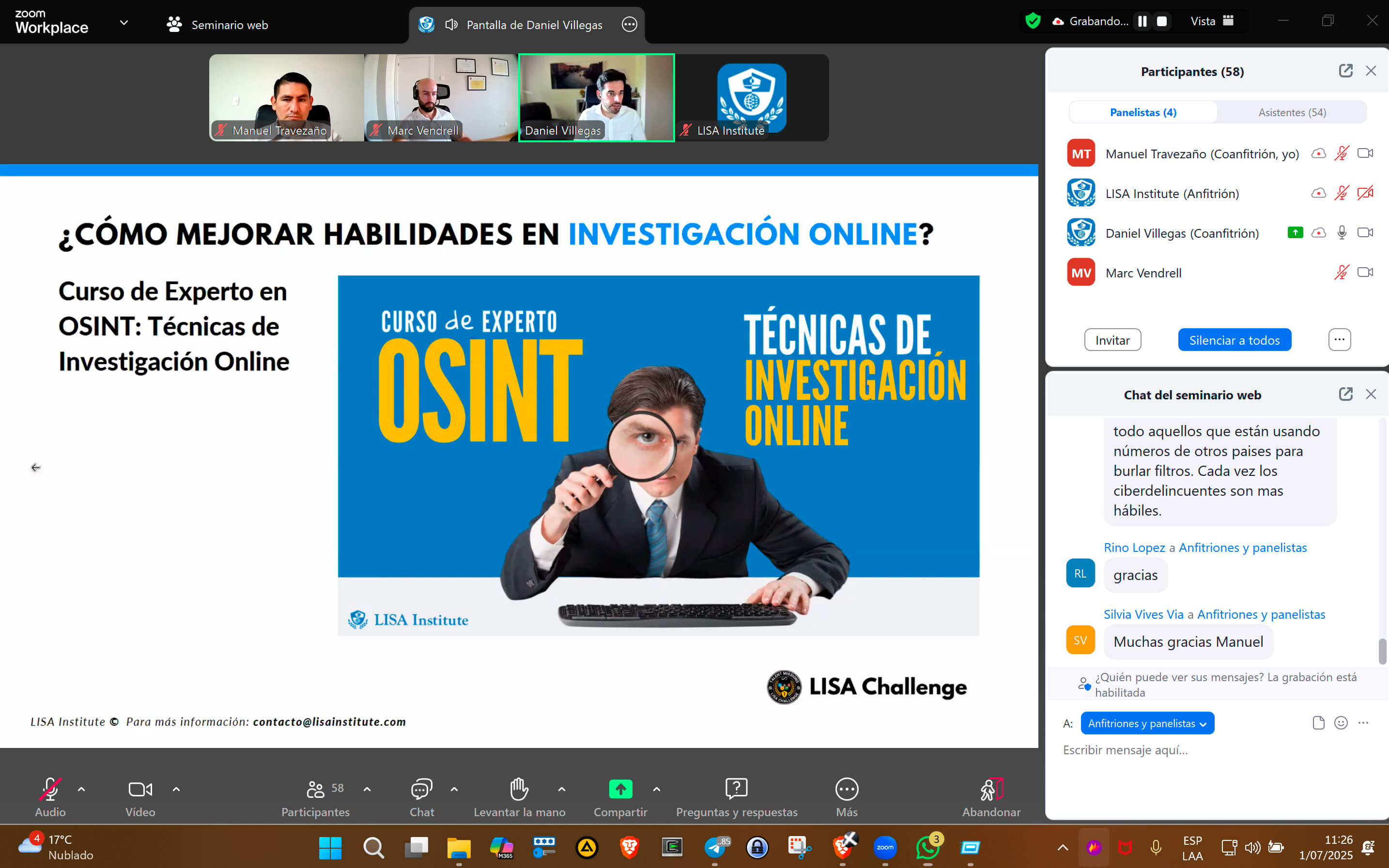 Experiencia docente
